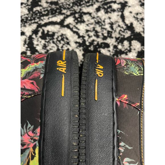 Nike Air Force 07' Sneakers LV8 Tropical Palm Black Mens Size 10 - Picture 4 of 7